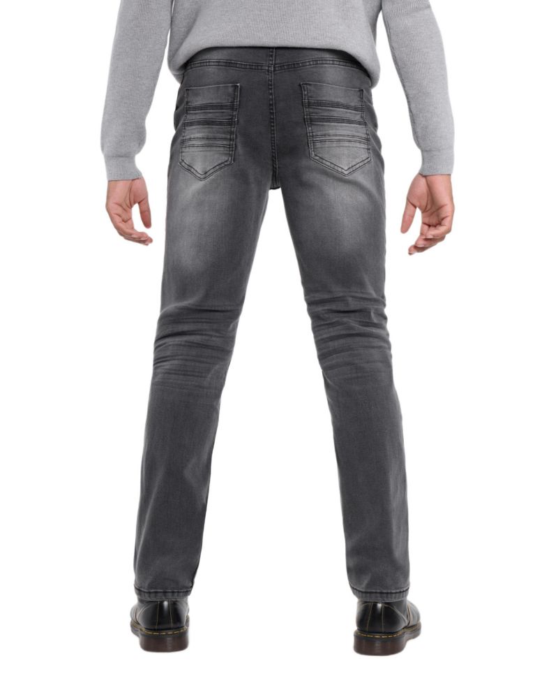 Men's Pieced Pockets Slim Fit Jeans