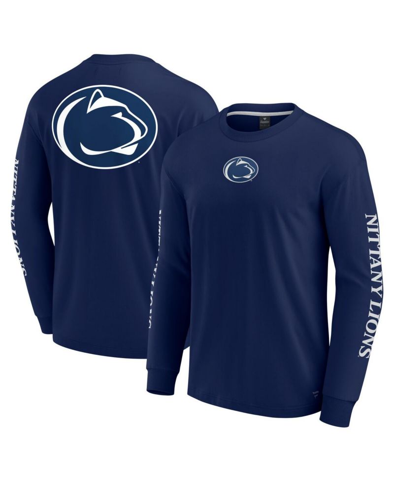 Men's Navy Penn State Nittany Lions Strive Long Sleeve T-Shirt