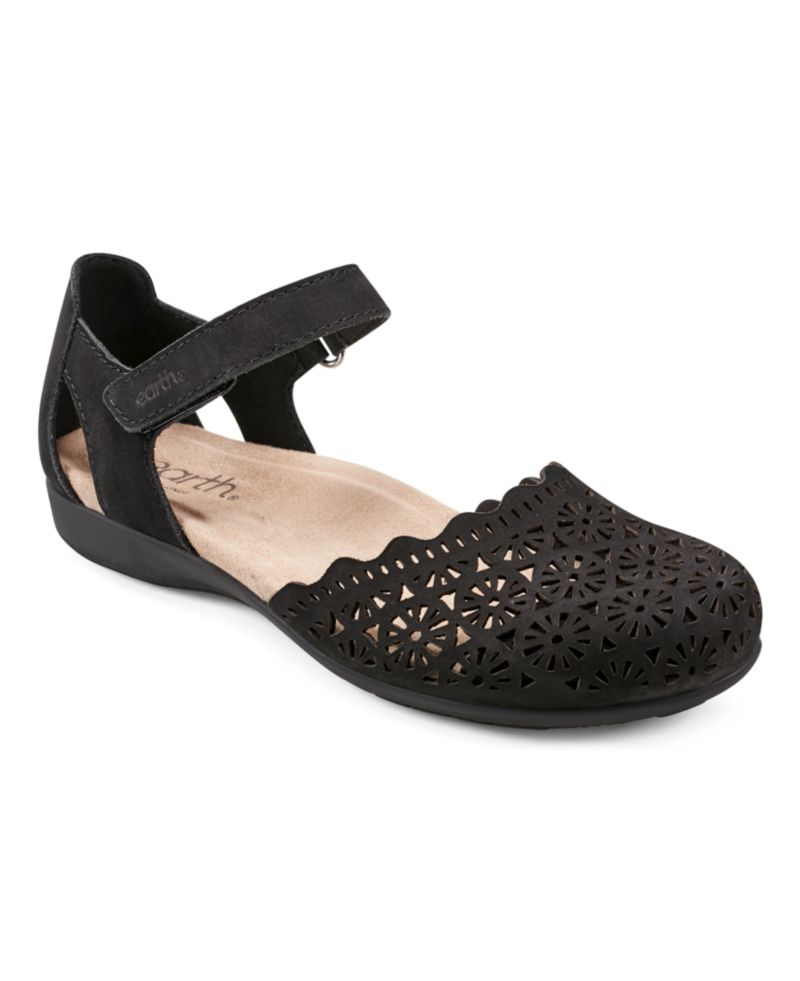 Women's Bronnie Perforated Two-Piece Flat Sandals