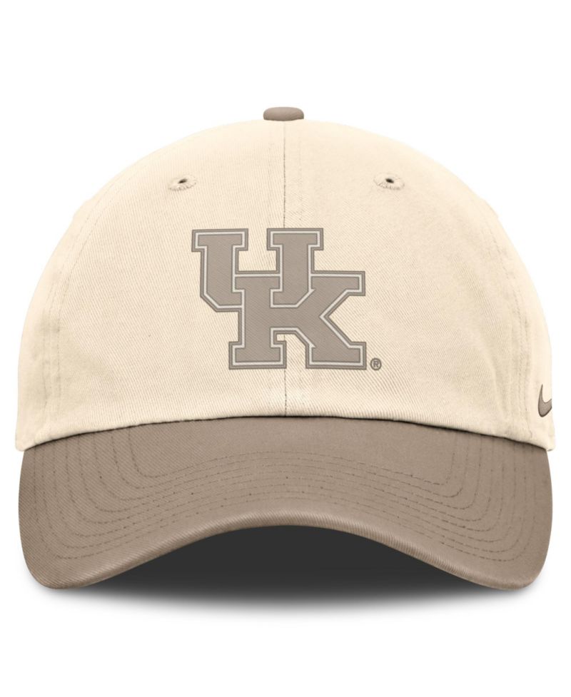 Men's Natural/Khaki Kentucky Wildcats Two-Tone Club Adjustable Hat