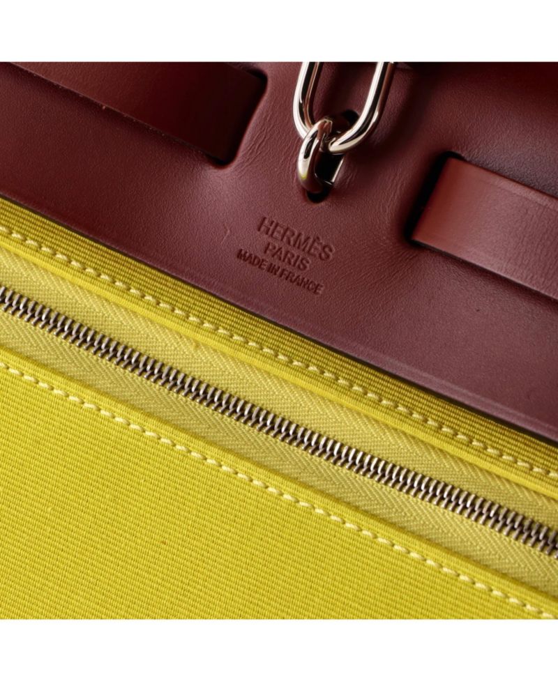 31 Herbag Zip Leather and Toile