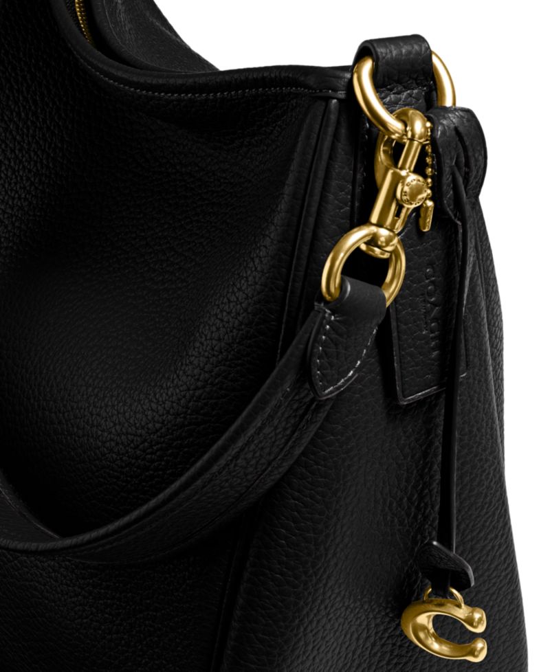 Cary Medium Soft Pebble Leather Shoulder Bag