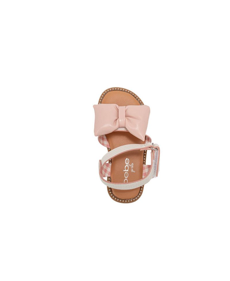 Little Girls Sandals Cute Fashion Flat Sandals and Summer Shoes with Ankle Strap
