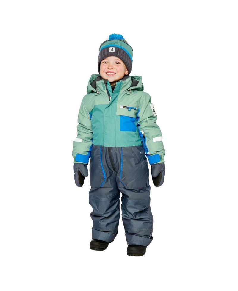 Little and Big Boy (6-14) One Piece Play Snowsuit Sage