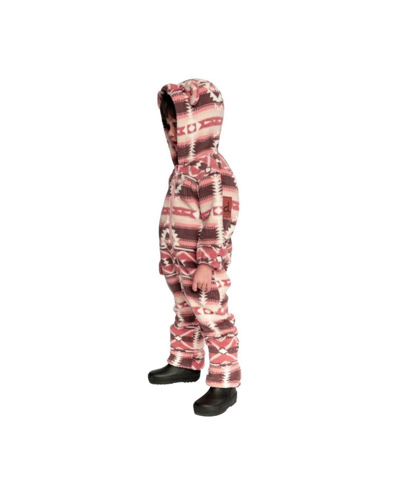 Baby Girls (3M- 24M) Mid-Season Plush One-Piece Outerwear Aztec
