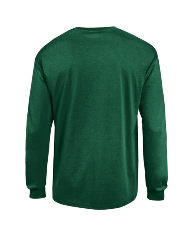 Men's Green New York Jets Arch Over Logo Long Sleeve T-Shirt