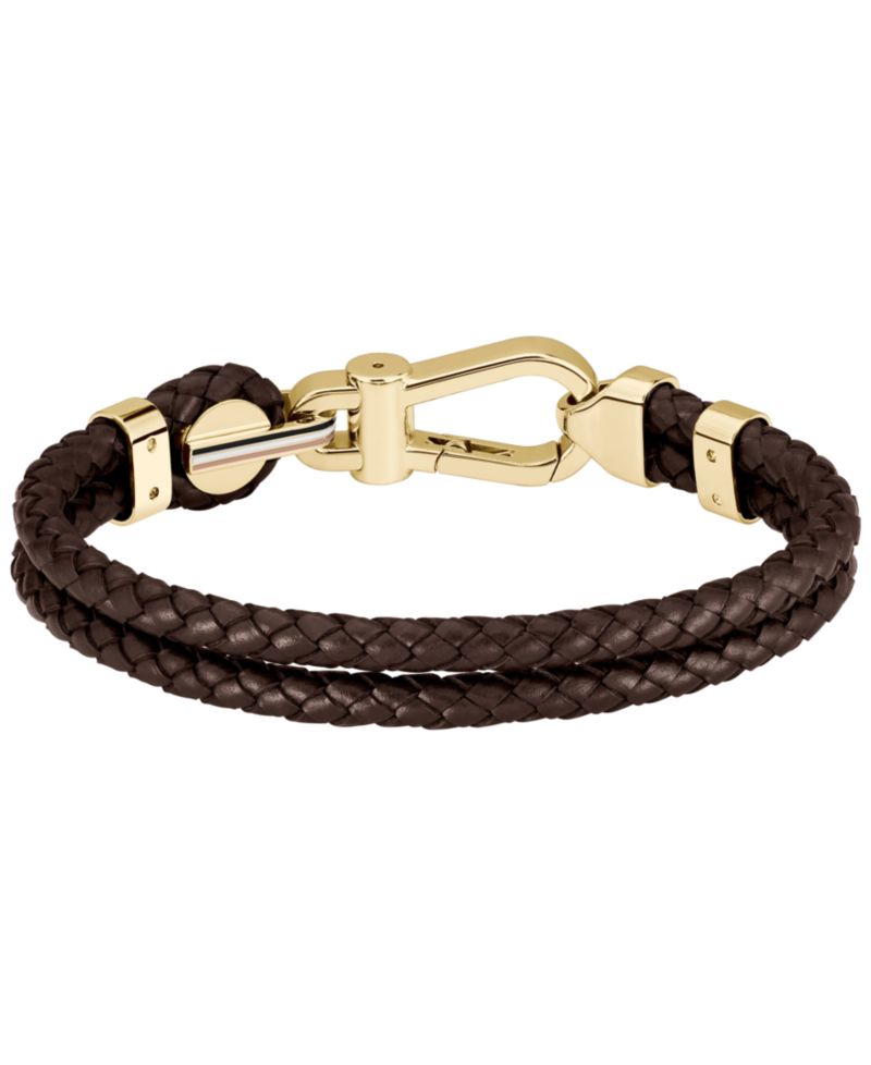 Men's Ares Prime Brown Leather Bracelet