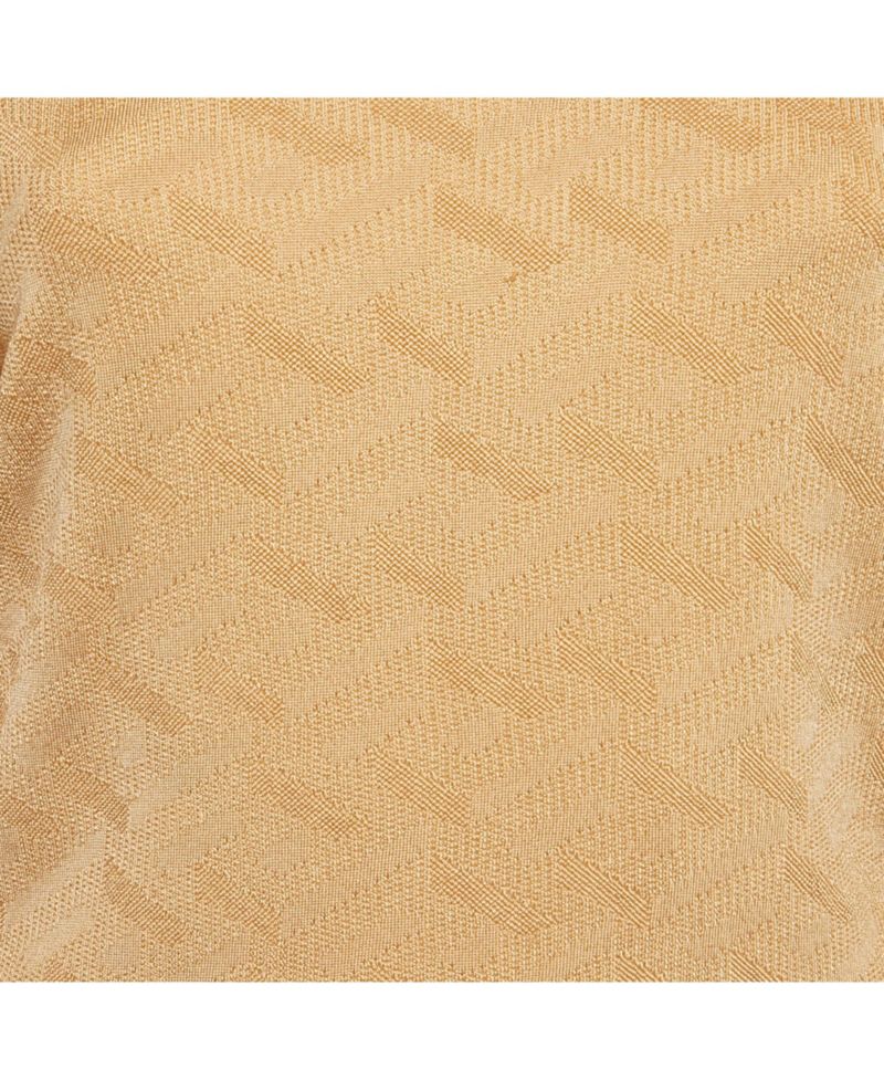 Women's Dark Beige Rib Knit Sweater