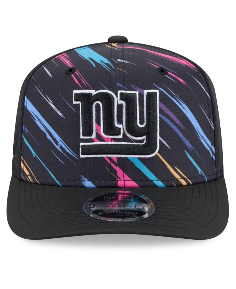 Men's Black New York Giants 2026 NFL Cruical Catch 9SEVENTY Adjustable Trucker Hat