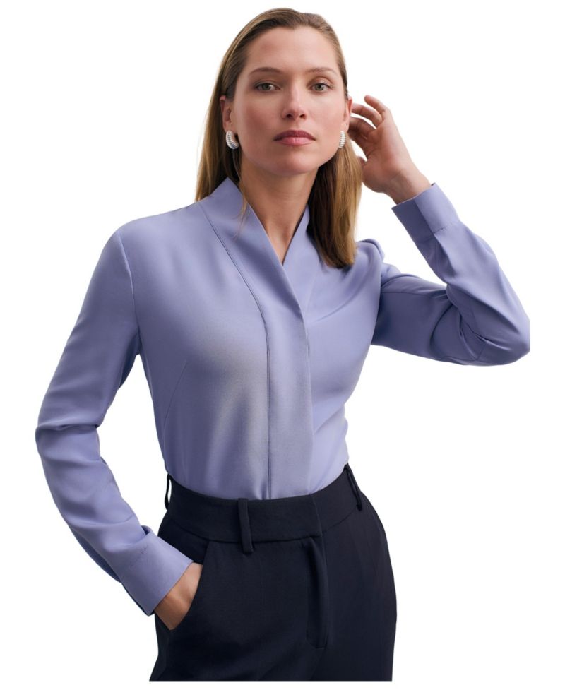 Women's Bowery Stretch Silk Blouse