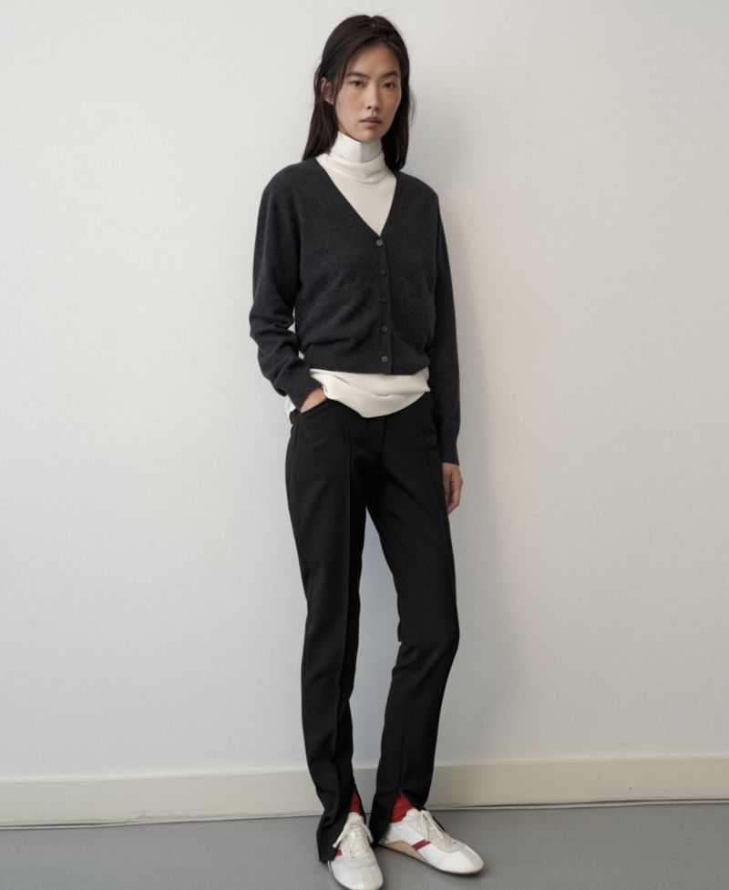 Women's Selection Wool & Cashmere-Blend V-Neck Cardigan