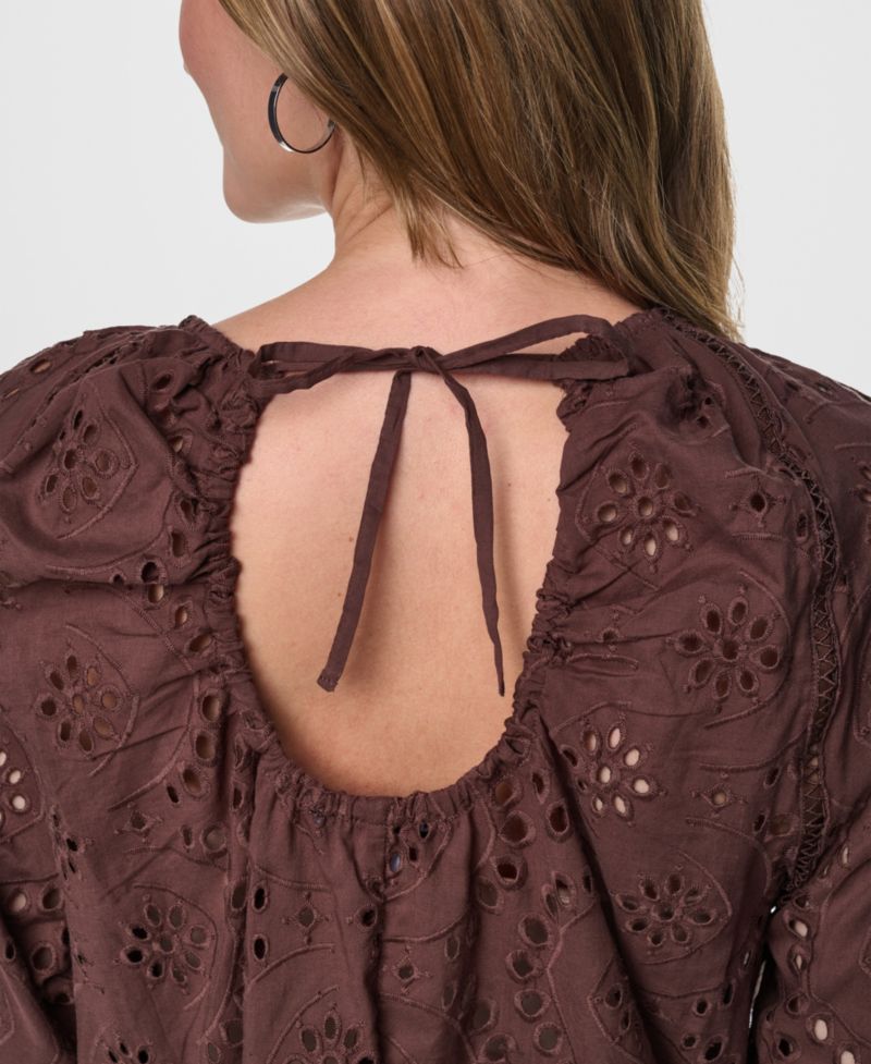 Women's Crewneck Relaxed-Fit Top