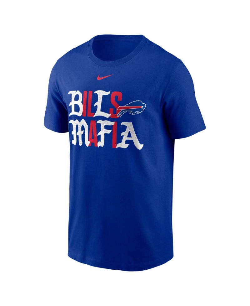 Men's Royal Buffalo Bills Mafia Wordmark Club T-Shirt