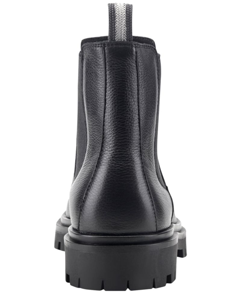 Men's Baylin Leather Chelsea Lug-Sole Boots