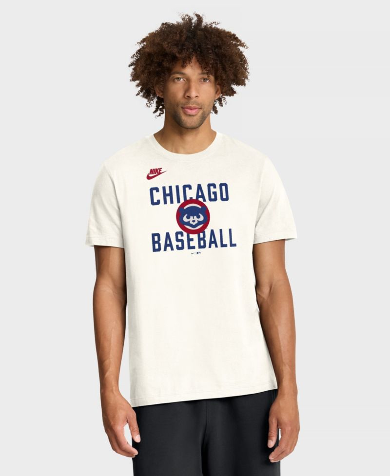 Men's Cream Chicago Cubs Cooperstown Collection ‘70s Inspired T-Shirt