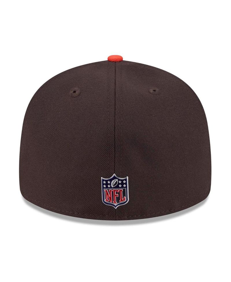Men's Brown/Orange Cleveland Browns 2026 NFL Draft Pre-Curved 59FIFTY Fitted Hat
