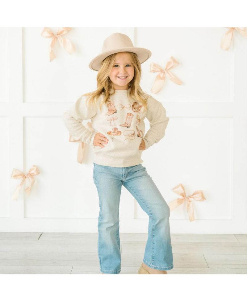Toddler Girls 2T - 4T Cowgirl Cutie Western Sweatshirt