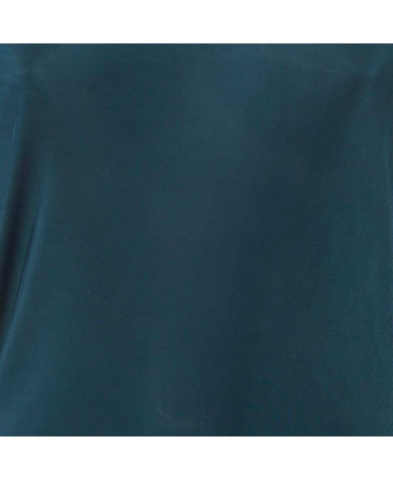 Women's Jersey Boat Neck Top with Glitter Hem