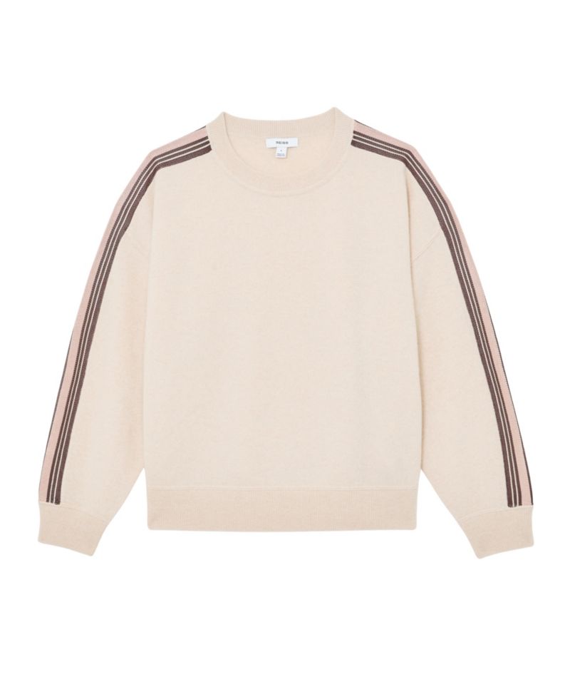Women's Carli Wool-Cashmere Side-Stripe Jumper