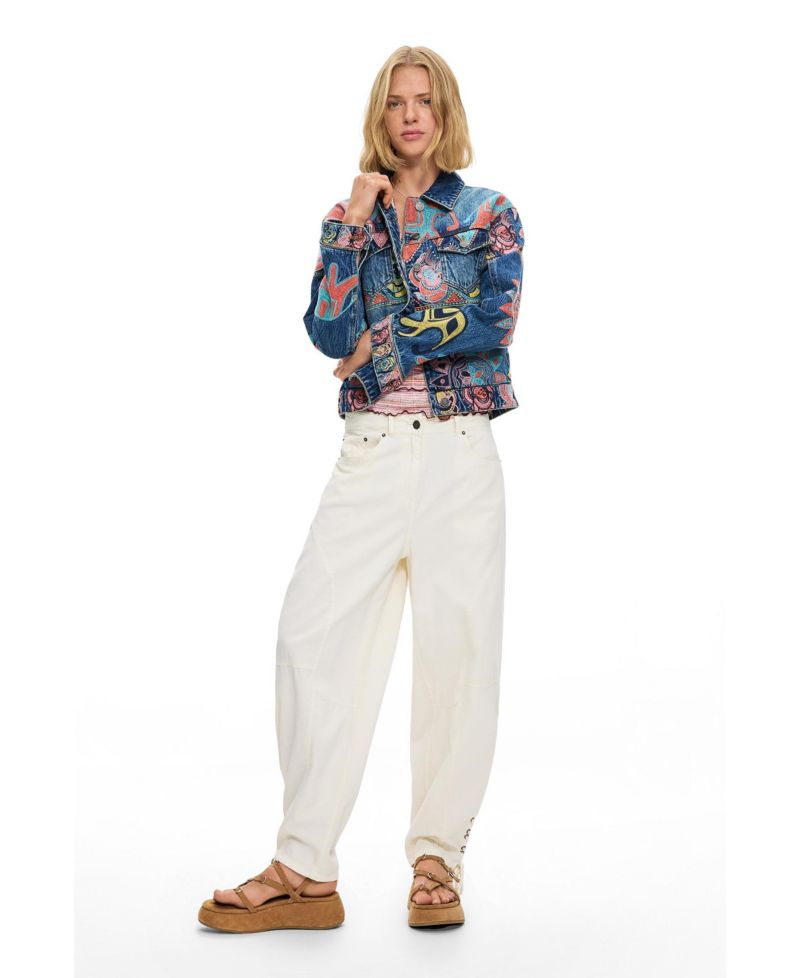 Women's Printed Jacket 100% Cotton