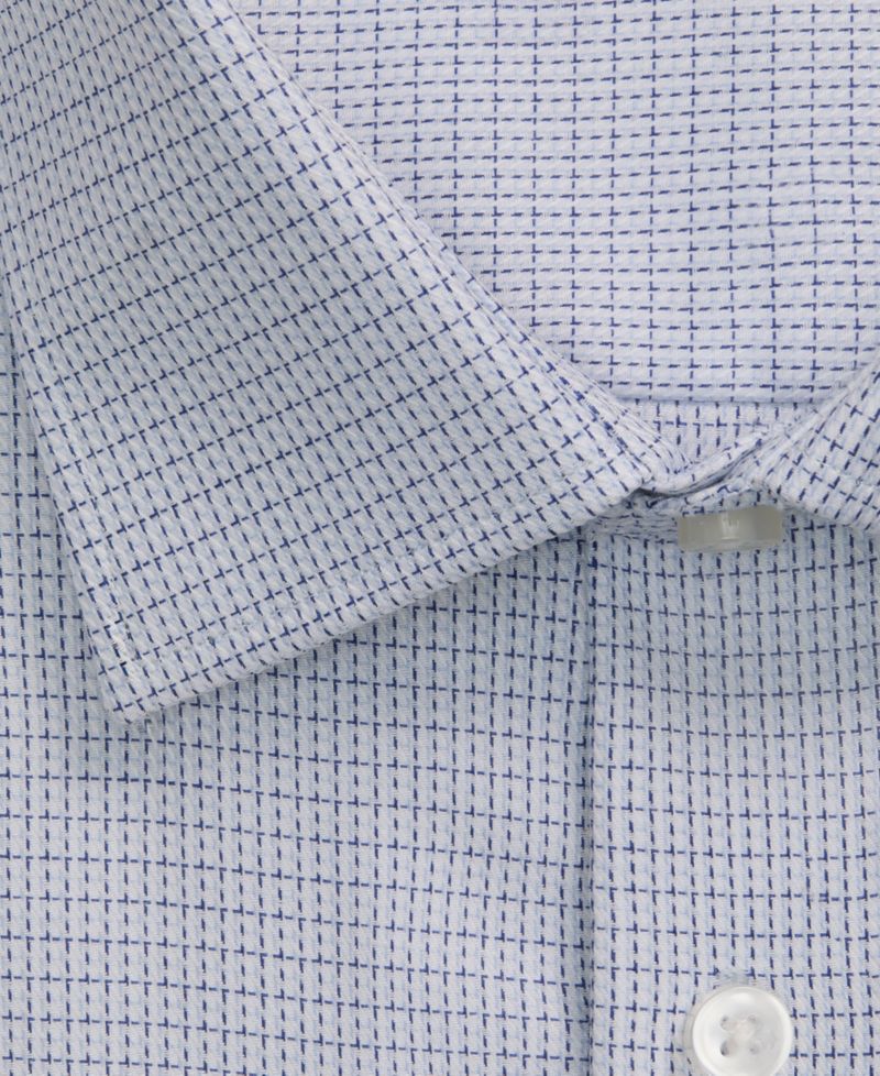 Men's Cotton Stretch Slim-Fit Dress Shirt