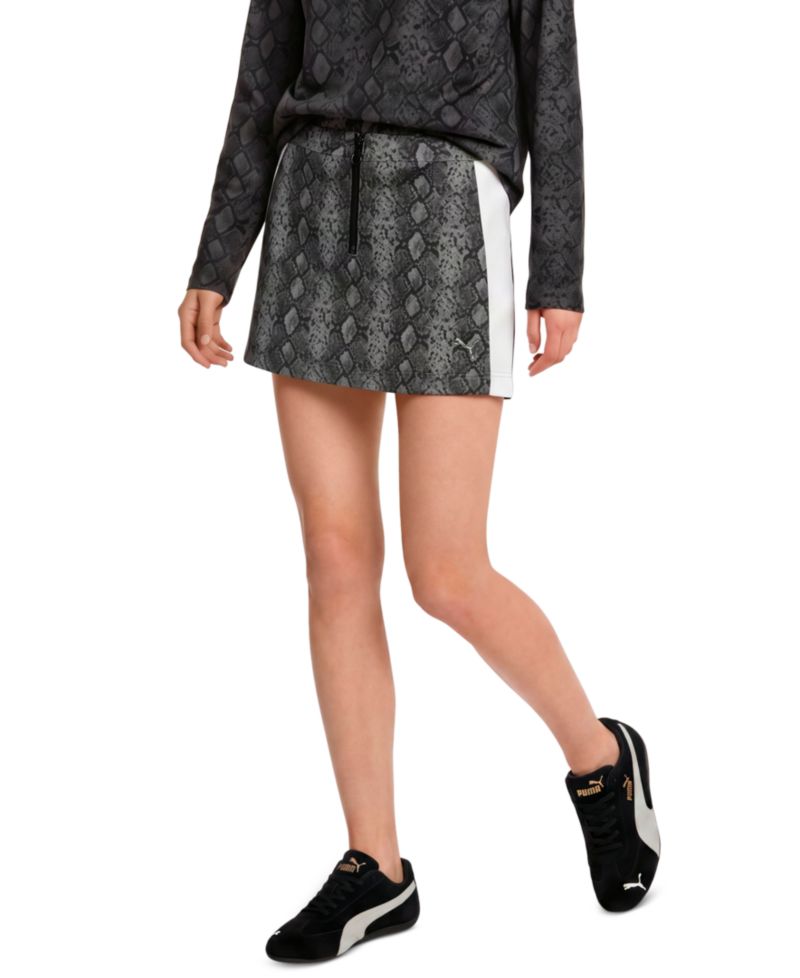 Women's Snake Pack Snake-Print Mini Skirt