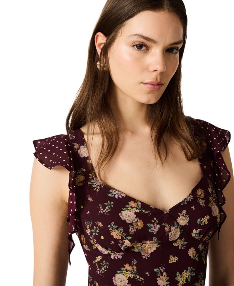 Women's Tanisha Sweetheart Neck Asymmetric Mini Dress