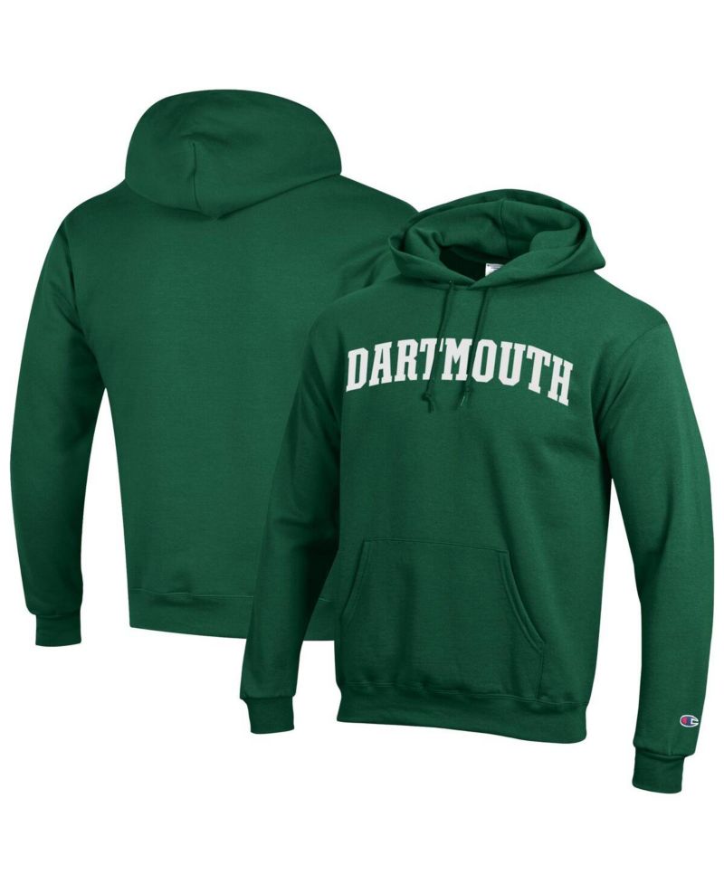 Men's Green Dartmouth Big Green Basic Arch Fleece Pullover Hoodie
