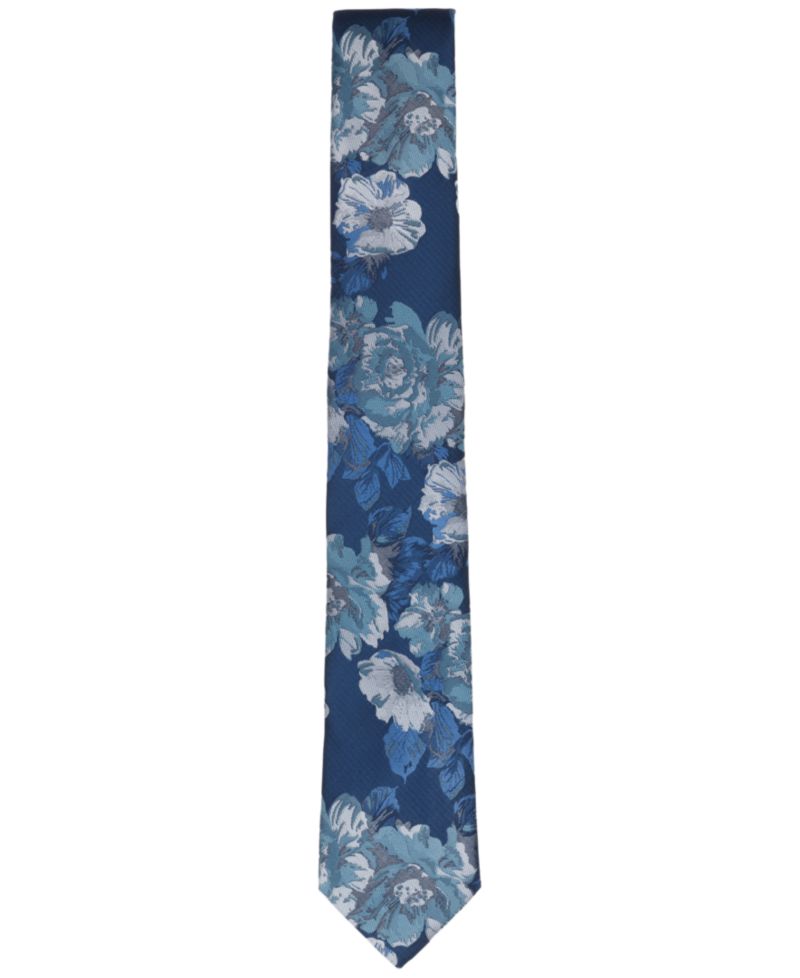 Men's Joelle Floral Skinny Tie