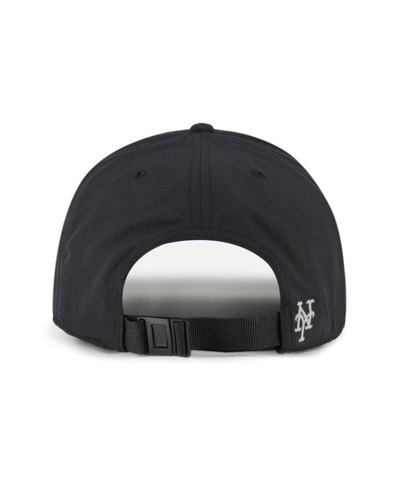 Men's Black New York Mets Quiet Outdoors Hitch Adjustable Hat