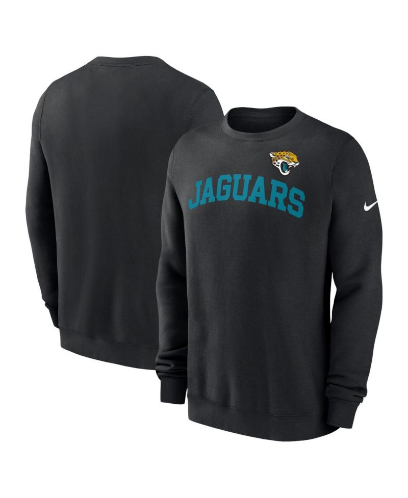 Men's Black Jacksonville Jaguars Club Pullover Sweatshirt