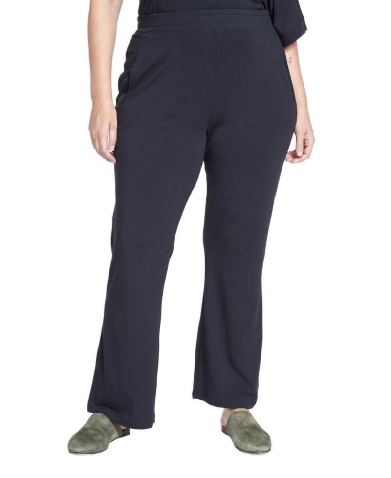 Plus Size Ultimates Wide-Leg Lounge Pull-On Pants