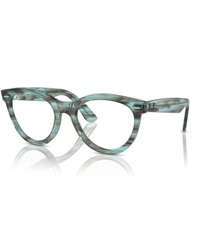 Unisex Round Plastic RB2241V Wayfarer Way Optics Eyeglasses