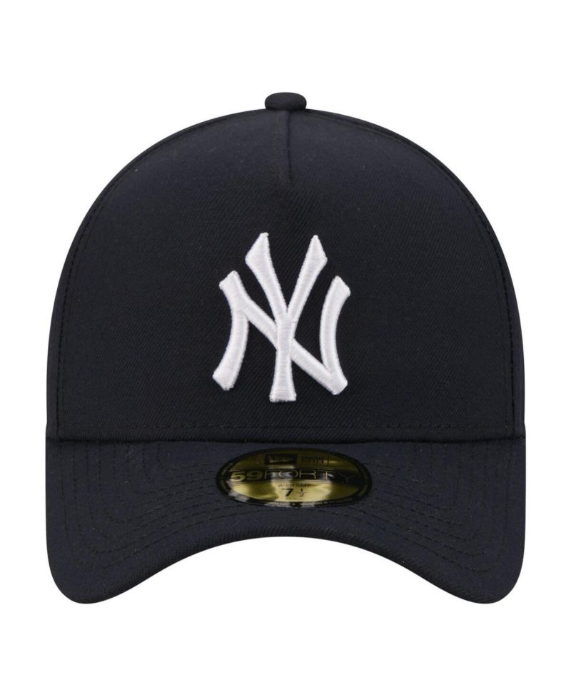 Men's Navy New York Yankees A-Frame 59FORTY Fitted Hat