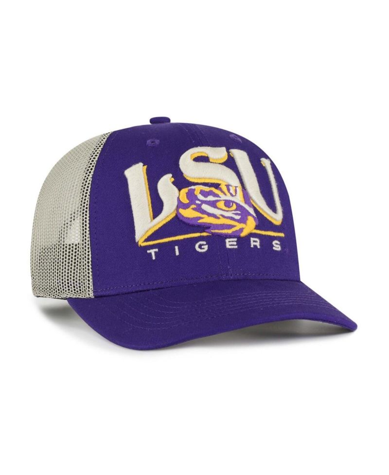 Men's Purple LSU Tigers Arid Adjustable Trucker Hat
