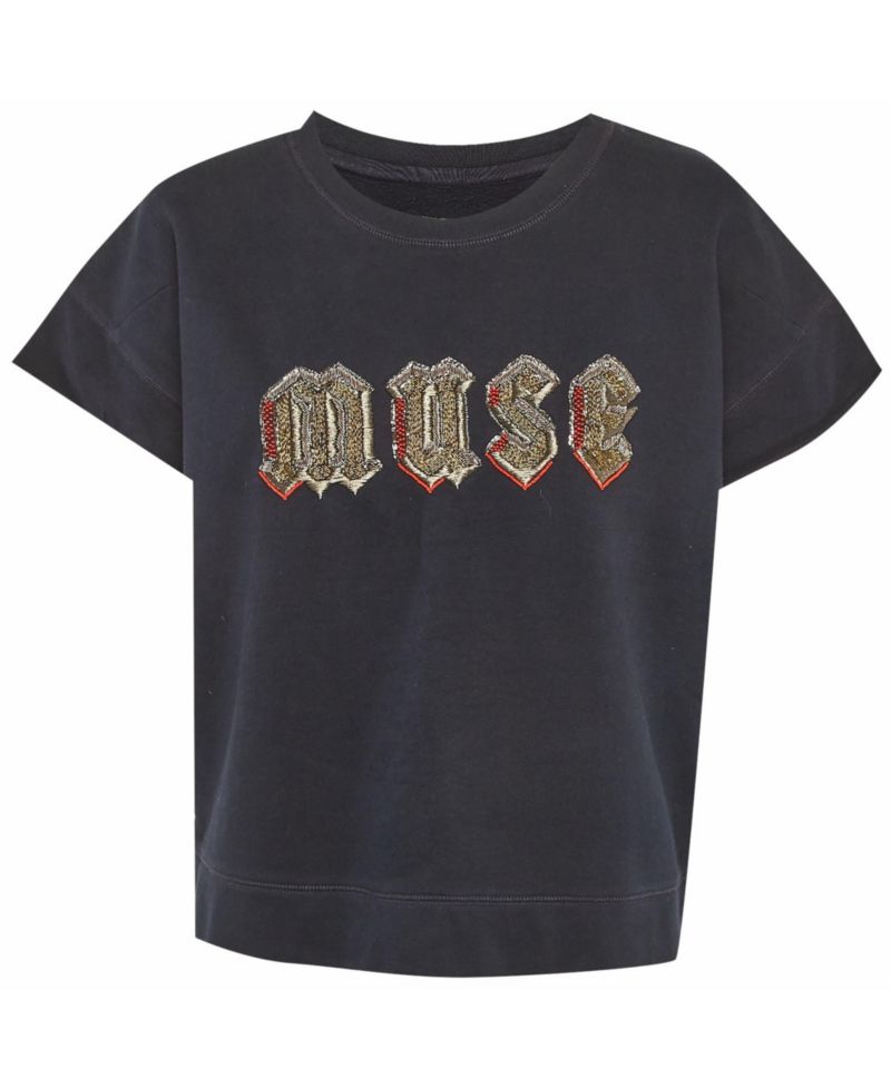 Women's Nay Embellished 'Muse' Cotton Fleece Top