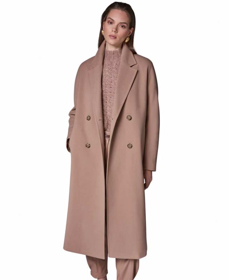 Women's Double-Breasted Lined Rain Coat