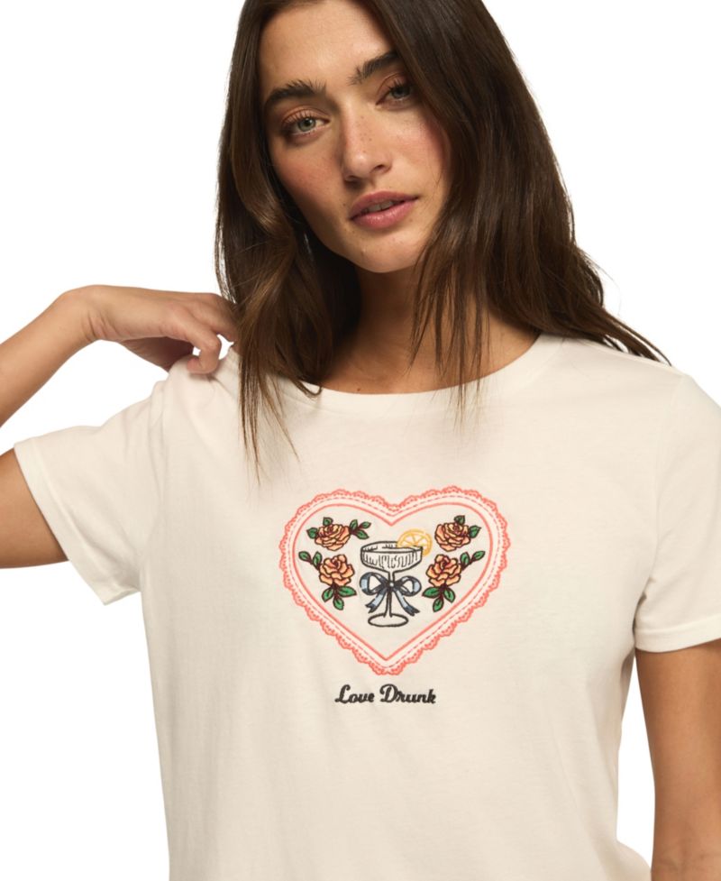 Women's Love Drunk Classic Crewneck T-Shirt