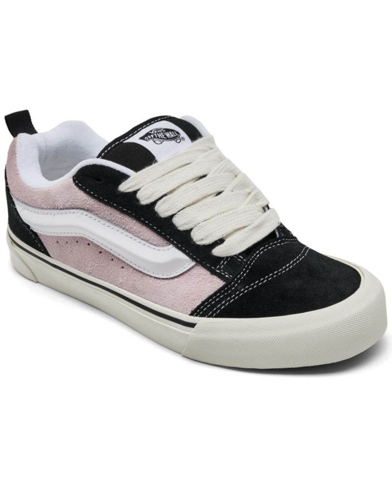 Big Kids' Suede Knu Skool Puffy-Collar Sneakers from Finish Line