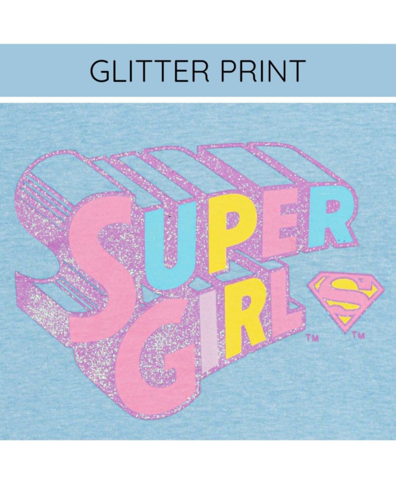Girls' Glitter Graphic T-Shirt