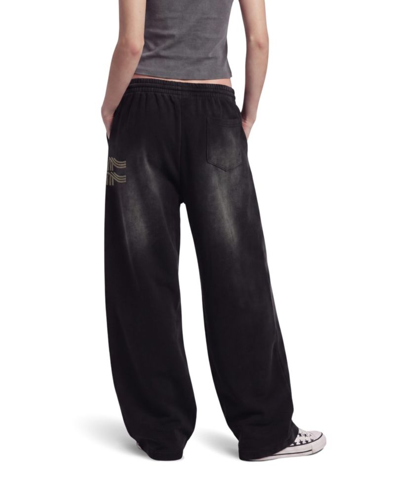 Women's Washed Baggy Barrel Sweatpants