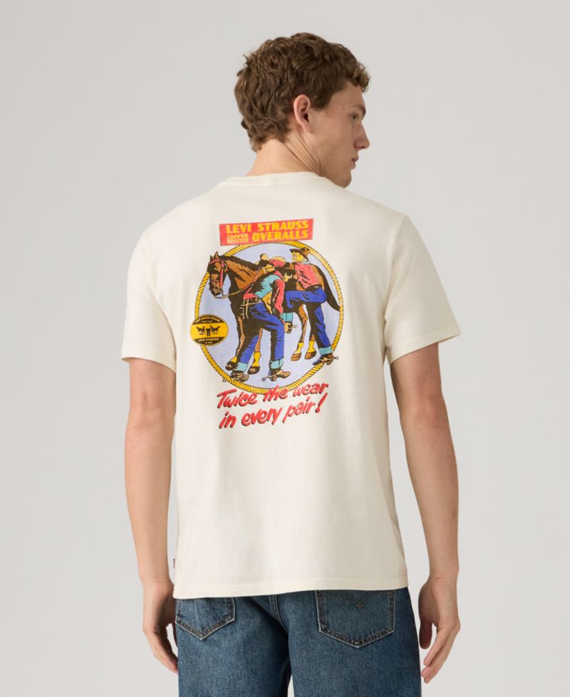 Premium Men's Relaxed-Fit Logo Graphic T-Shirt
