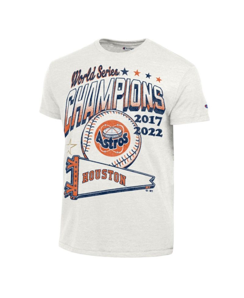 Men's White Houston Astros Winning Tradition Cooperstown Tri-Blend T-Shirt