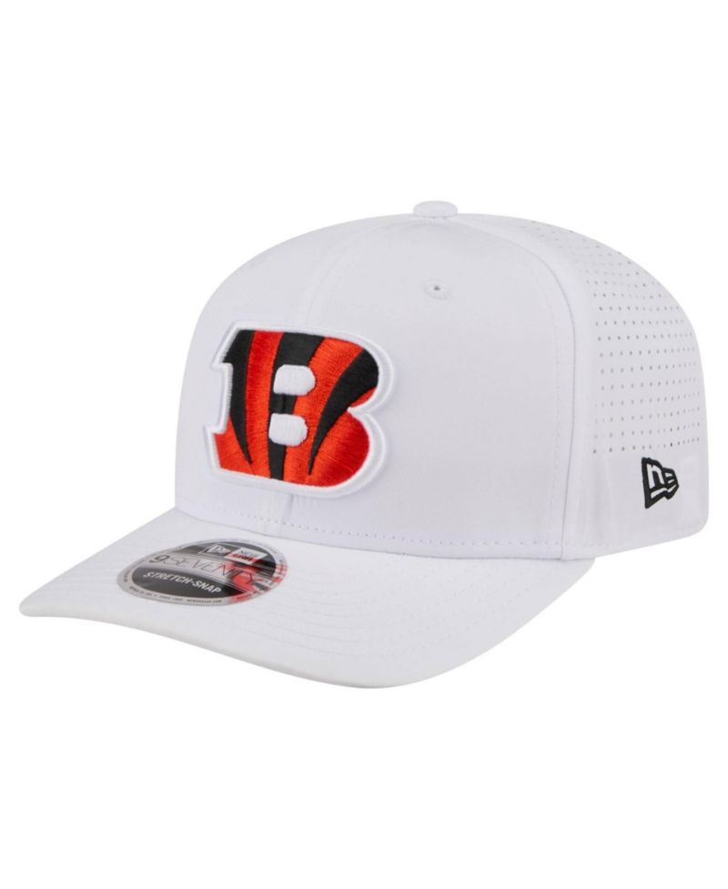 Men's White Cincinnati Bengals Name Plate 9SEVENTY Adjustable Hat