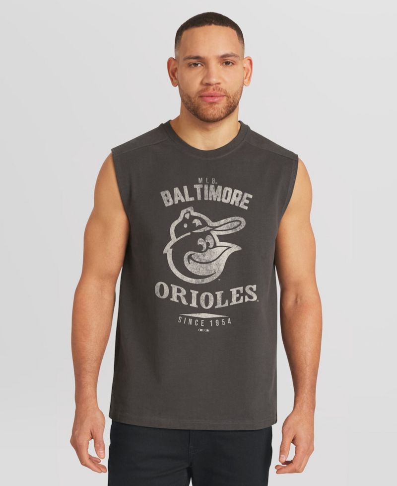 Darius Rucker Collection by Fanatics Men's Charcoal Baltimore Orioles Muscle Tank Top