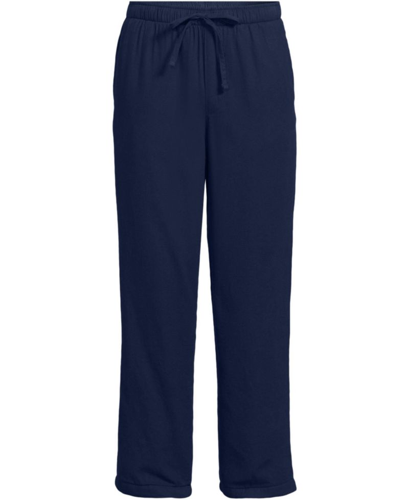 Men's High Pile Fleece Lined Flannel Pajama Pants