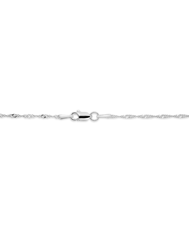 Swiss Blue Topaz (2-3/8 ct. t.w.) Cross Pendant Necklace in Sterling Silver