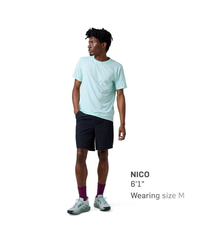 Men's Tahoe Pro LT Sun Short-Sleeve Crew Performance Shirts Short Sleeve