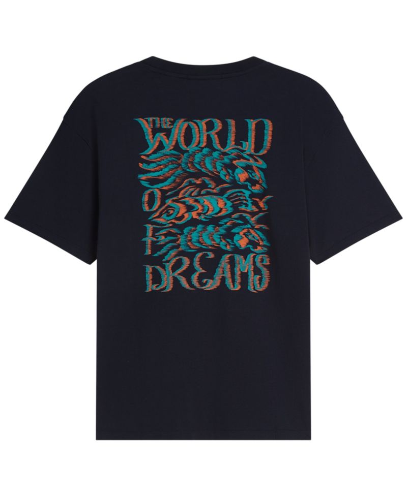 Men's Glitchy Artwork Regular-Fit T-Shirt