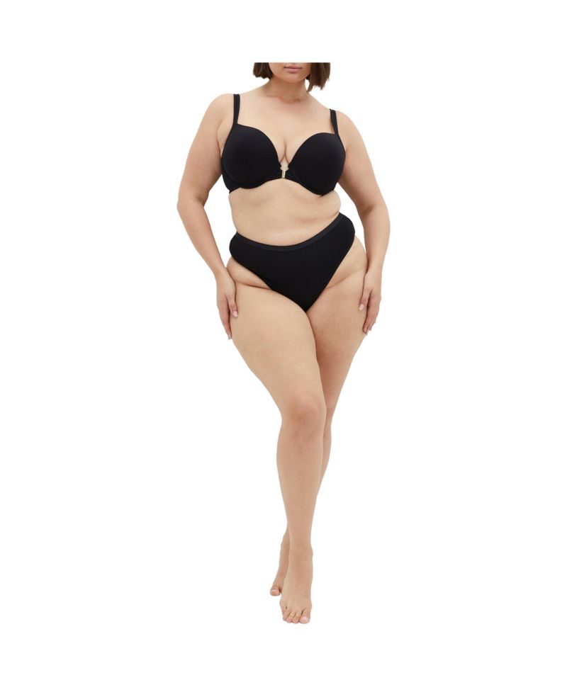 Plus Size 3 Pack Cotton Thong